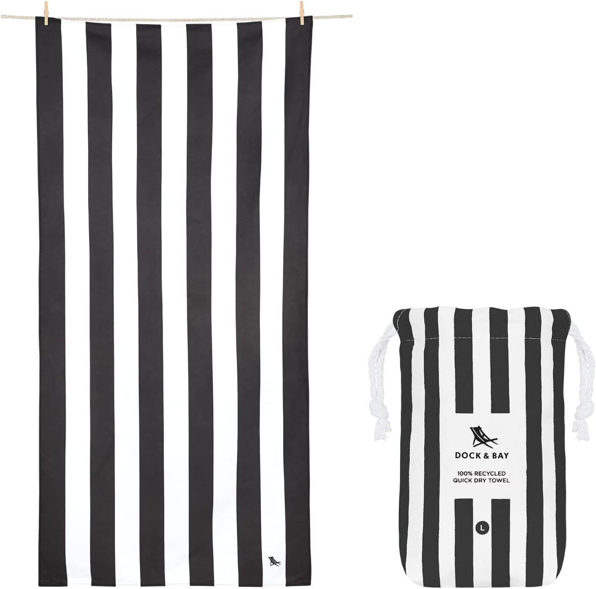 Dock & Bay Kids Quick-Dry Sand-Free Beach Towel