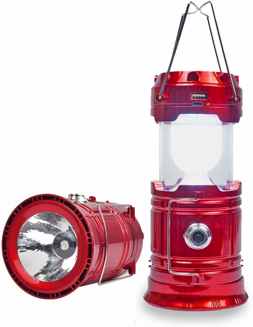 Solar-Powered Rechargeable Camping Lantern