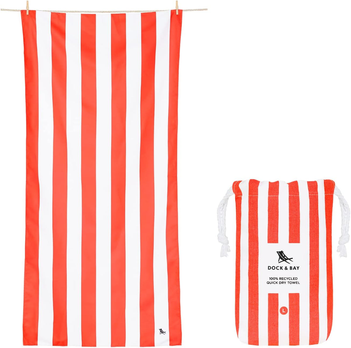 Dock & Bay Kids Quick-Dry Sand-Free Beach Towel