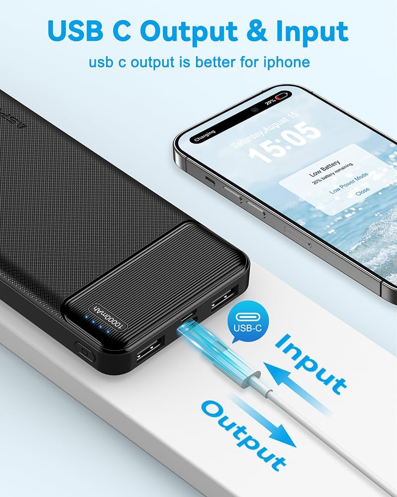 AsperX 2-Pack 10000mAh Power Banks