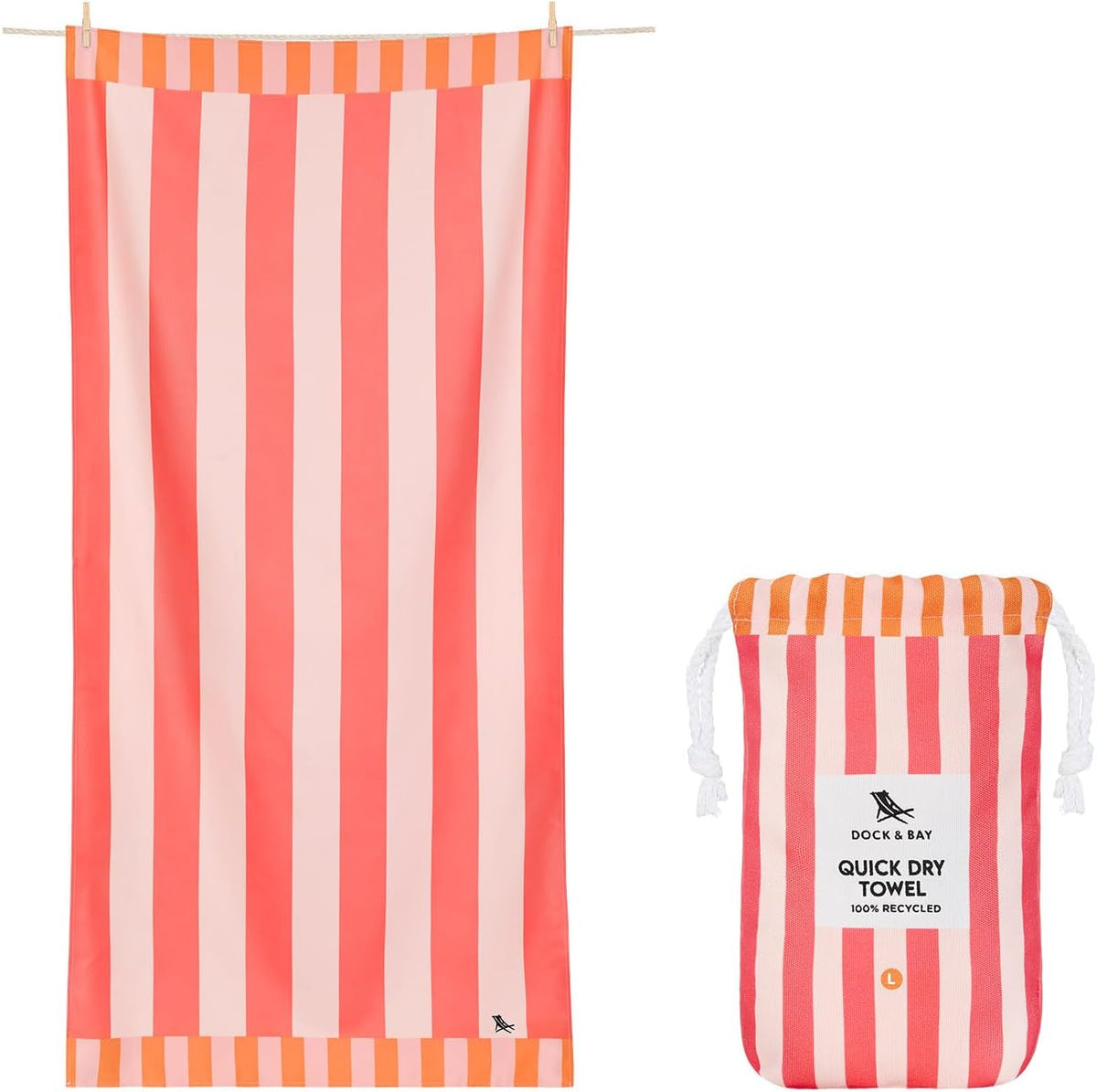 Dock & Bay Kids Quick-Dry Sand-Free Beach Towel