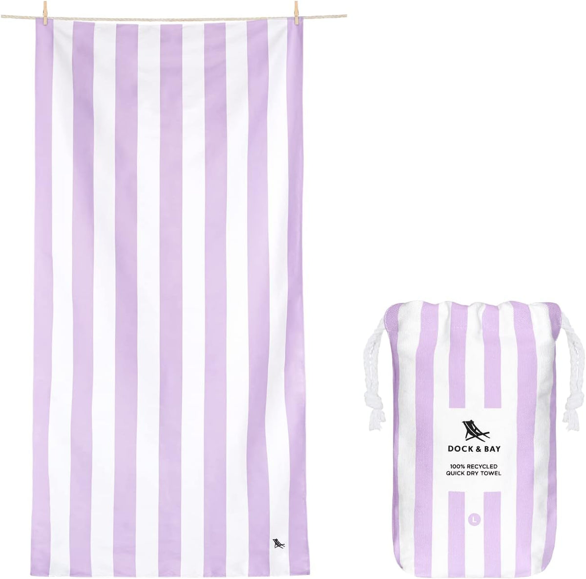 Dock & Bay Kids Quick-Dry Sand-Free Beach Towel