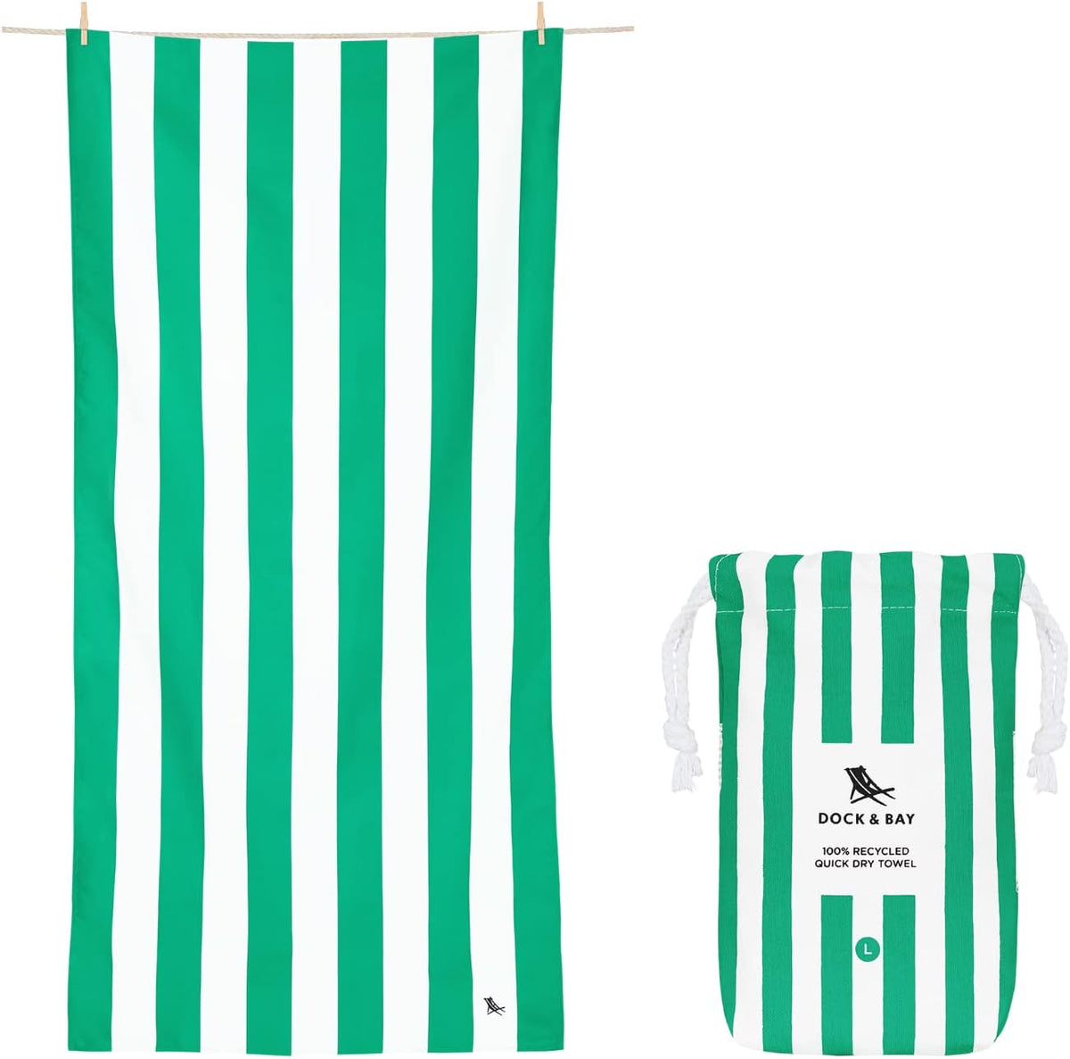 Dock & Bay Kids Quick-Dry Sand-Free Beach Towel