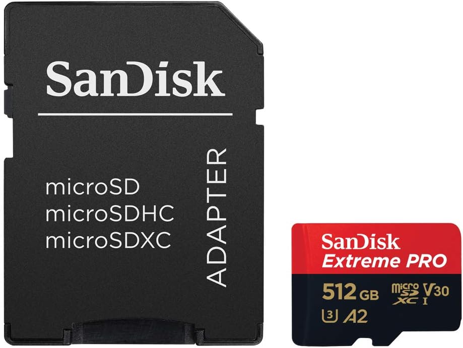 SanDisk Extreme microSDXC Card with Adapter