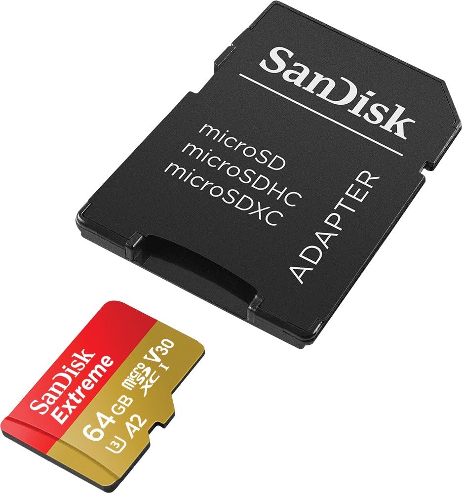 SanDisk Extreme microSDXC Card with Adapter