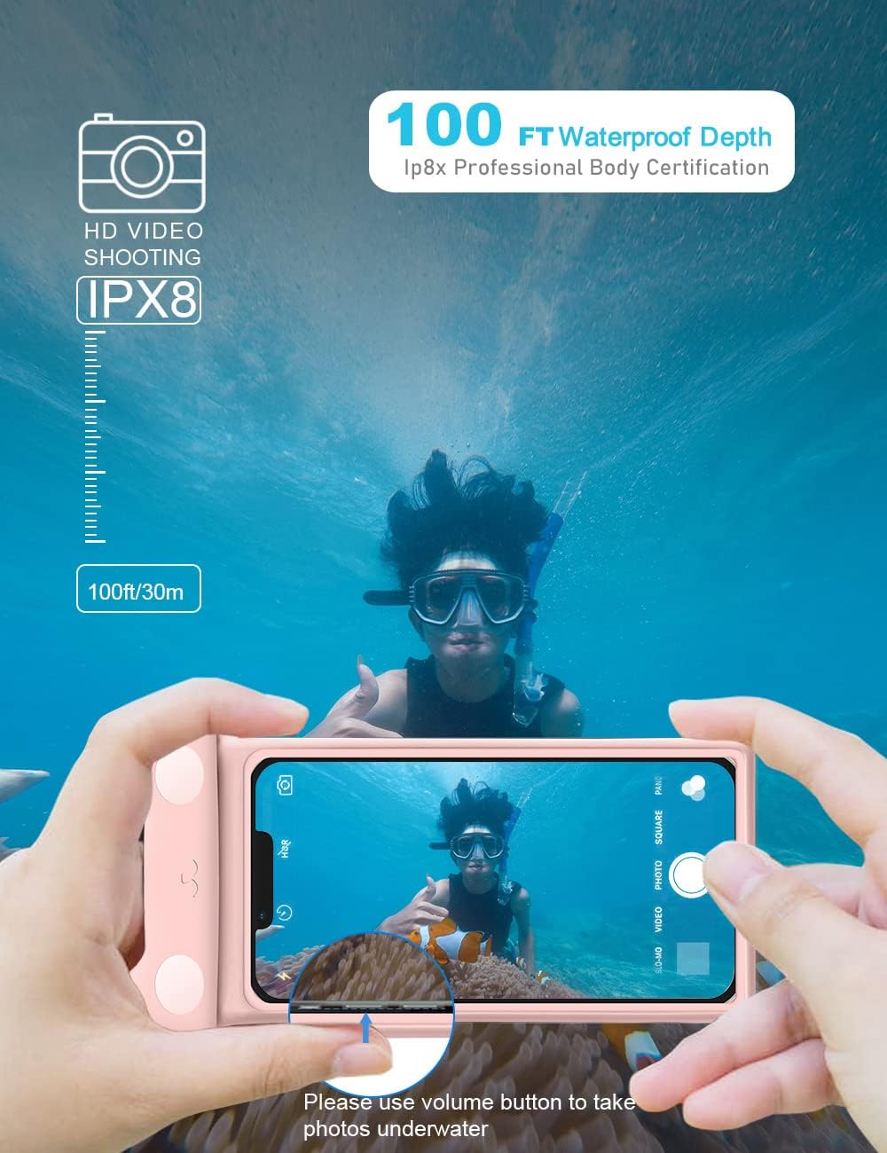 wellhouse 2-Pack Waterproof Phone Pouches
