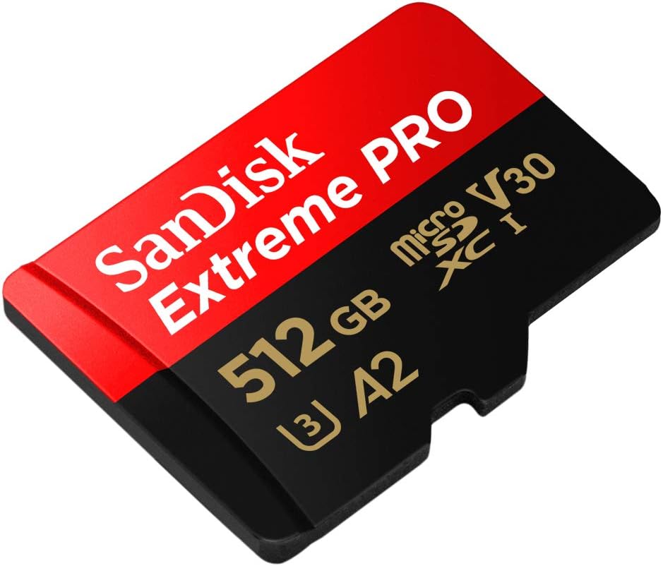 SanDisk Extreme microSDXC Card with Adapter