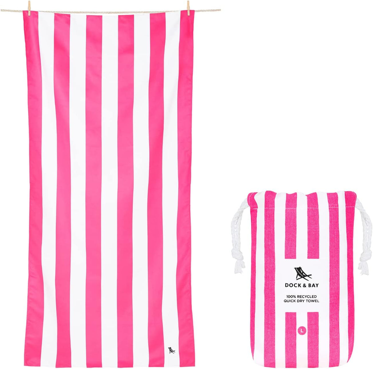 Dock & Bay Kids Quick-Dry Sand-Free Beach Towel