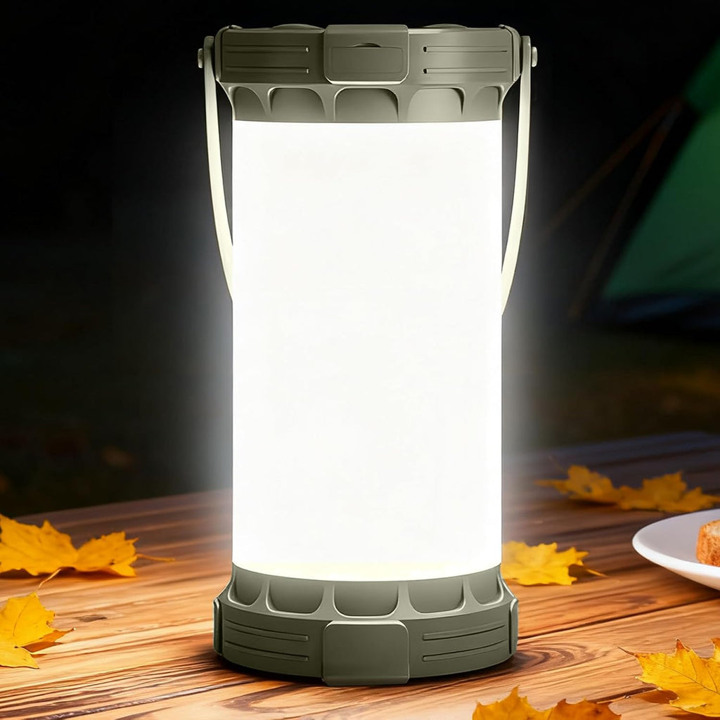 Glocusent Rechargeable Camping Lantern and Power Bank