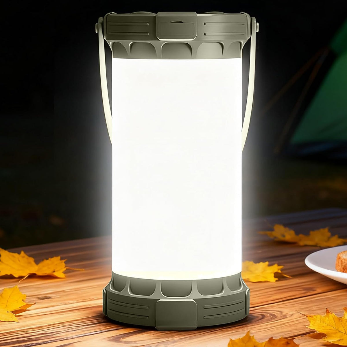 Glocusent Rechargeable Camping Lantern and Power Bank