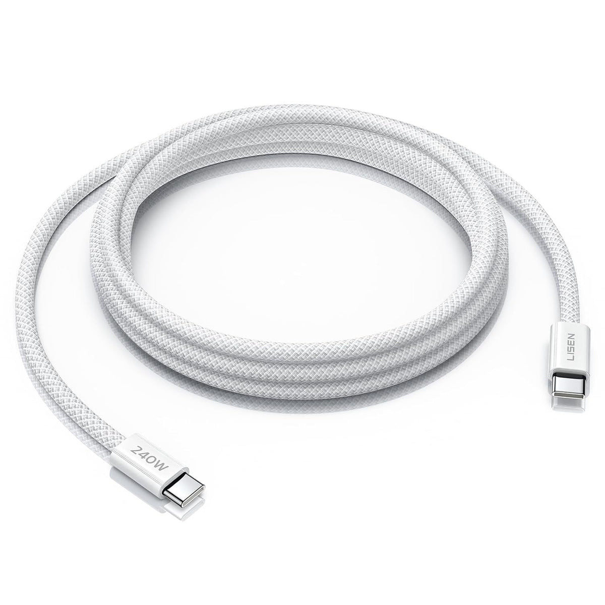 LISEN 2-Pack 240W 2m USB-C Cables
