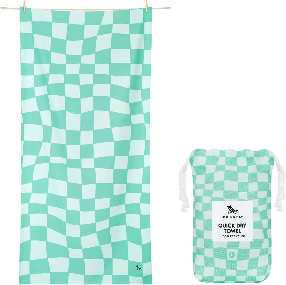 Dock & Bay Kids Quick-Dry Sand-Free Beach Towel