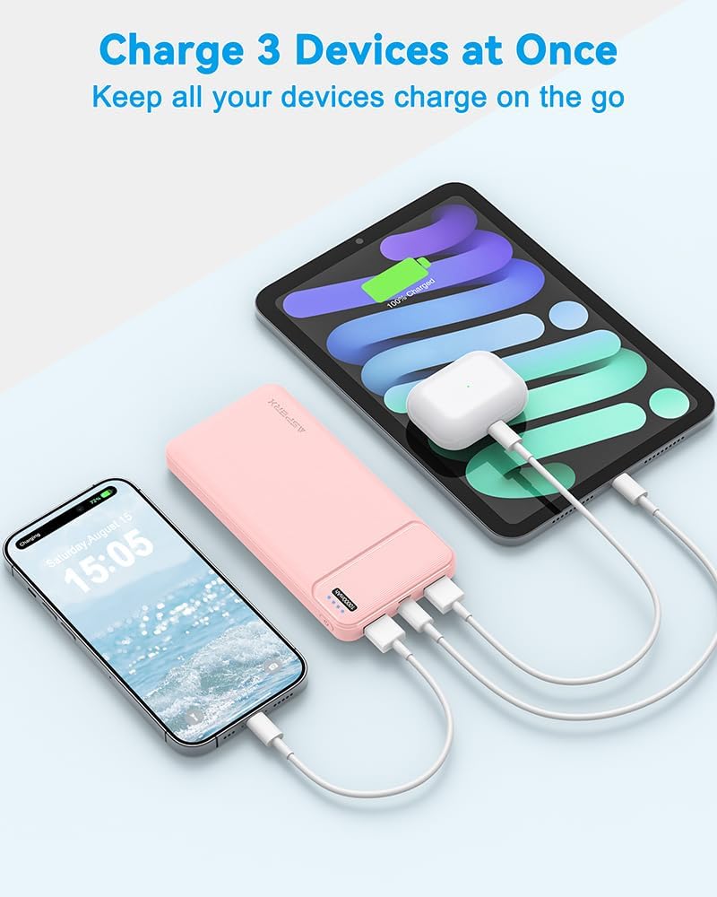 AsperX 2-Pack 10000mAh Power Banks