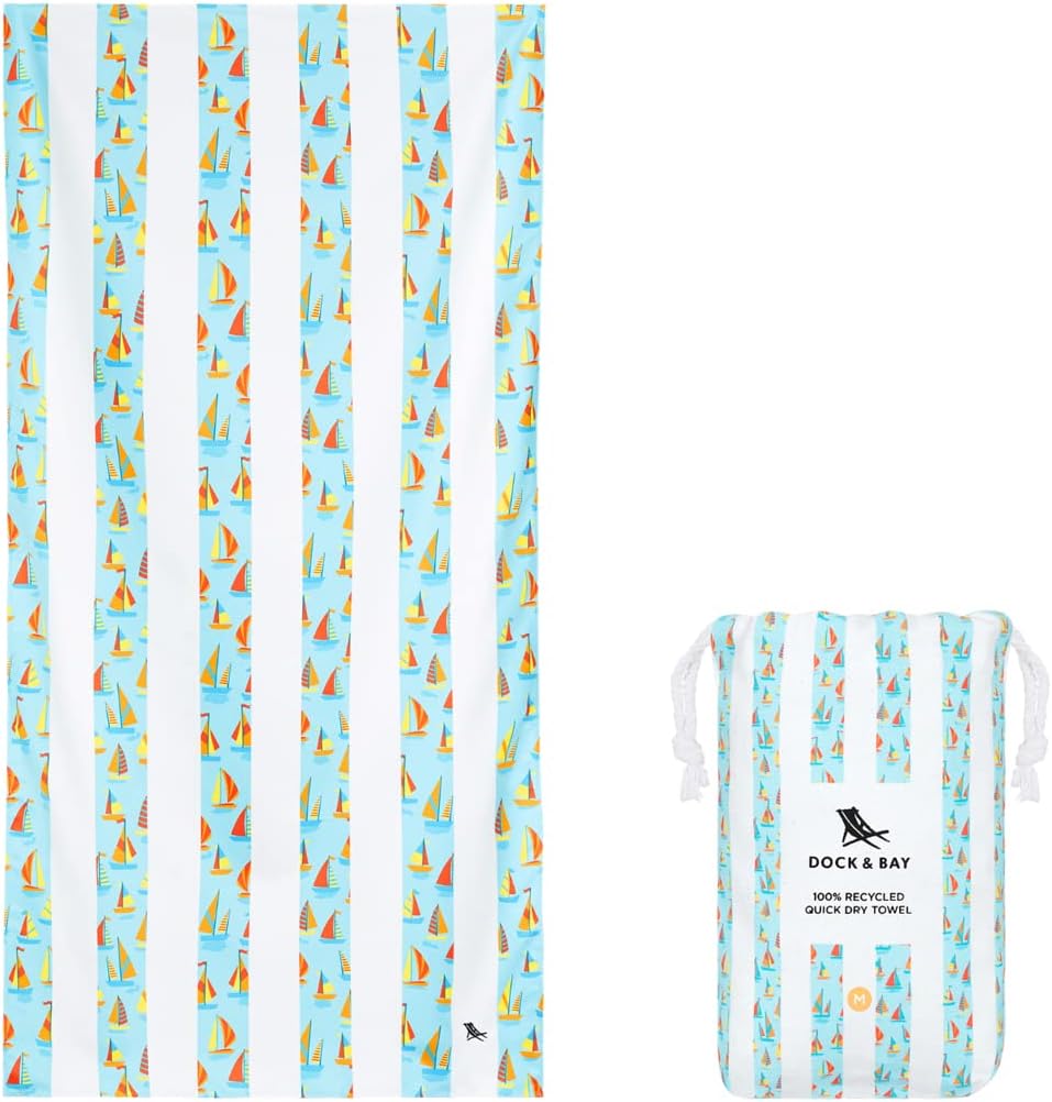 Dock & Bay Kids Quick-Dry Sand-Free Beach Towel