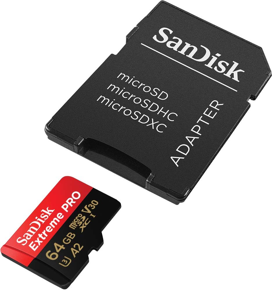 SanDisk Extreme microSDXC Card with Adapter
