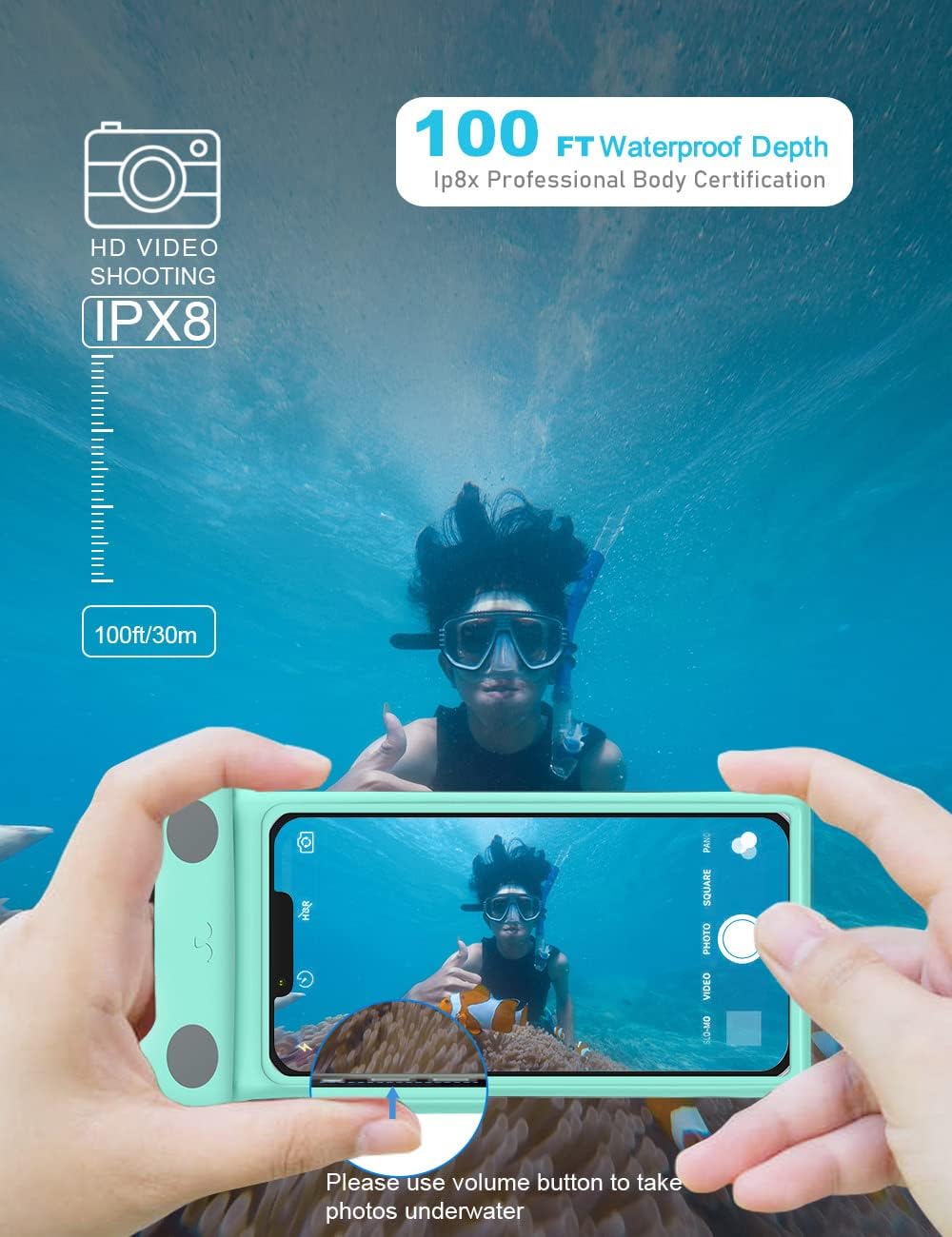 wellhouse 2-Pack Waterproof Phone Pouches