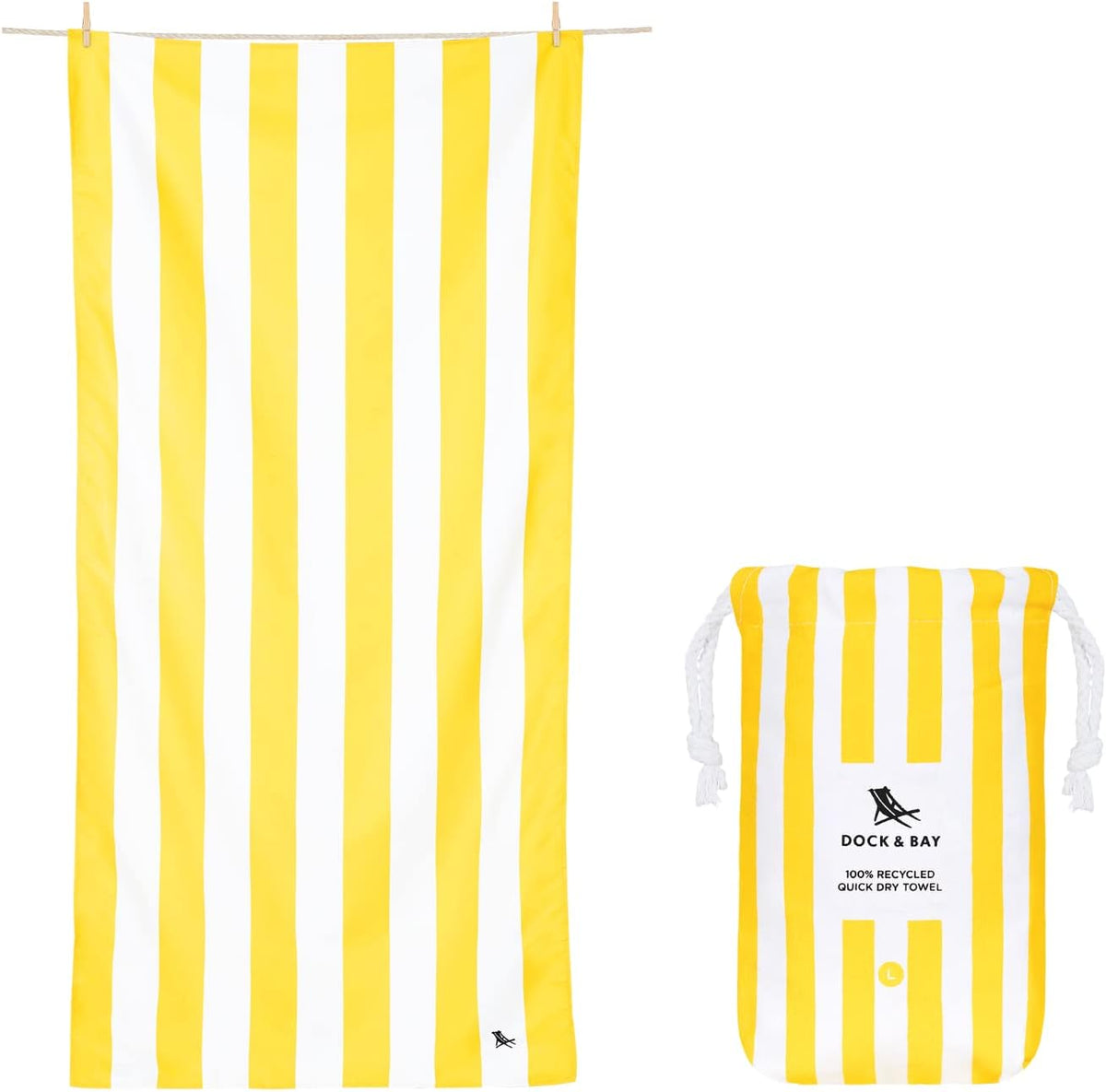 Dock & Bay Kids Quick-Dry Sand-Free Beach Towel