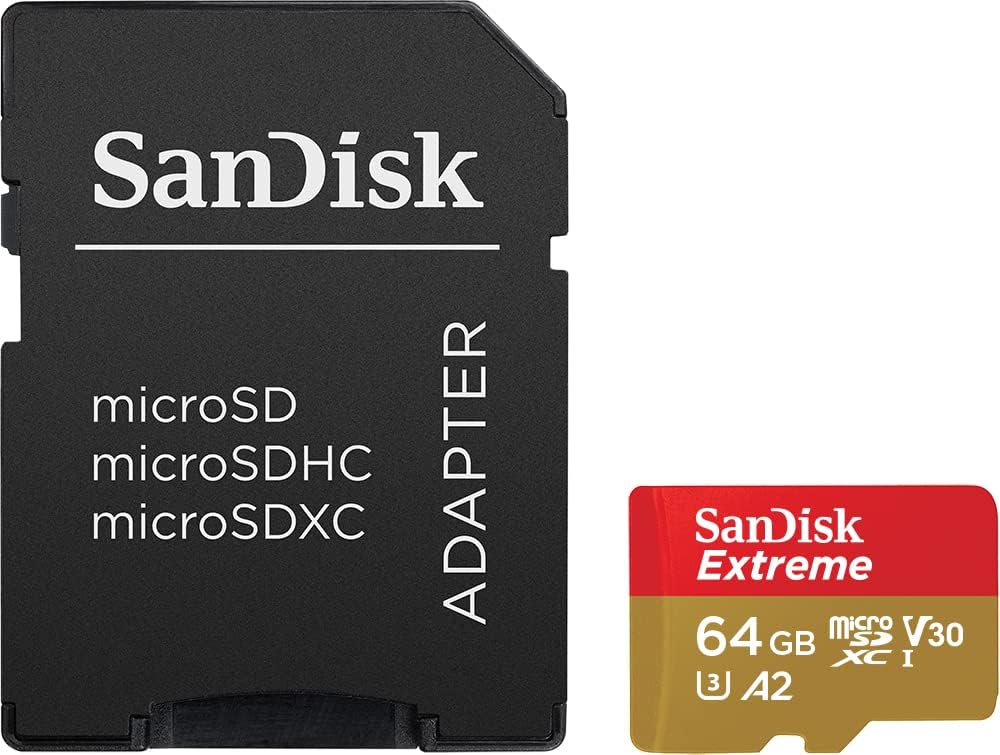 SanDisk Extreme microSDXC Card with Adapter