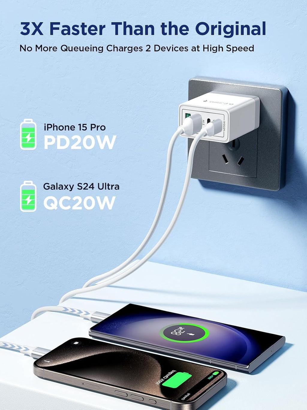 Aioneus 40W 4-Port USB-C Fast Charger