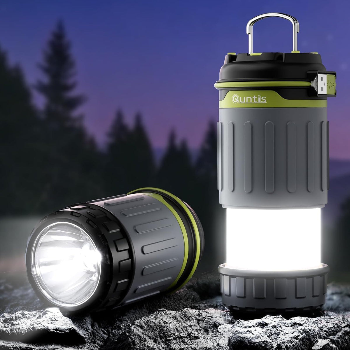 Quntis Rechargeable Telescoping Camping Lantern