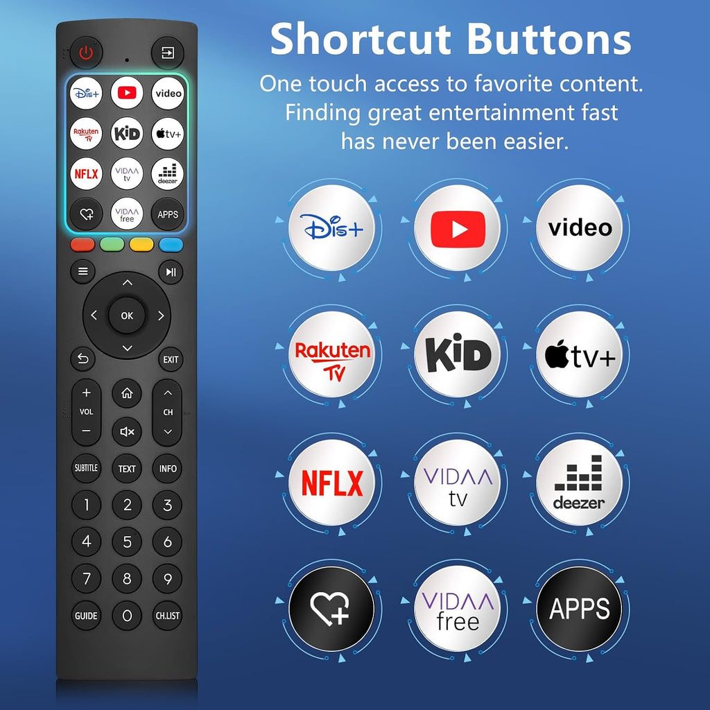Universal Replacement Remote for Samsung Smart TVs