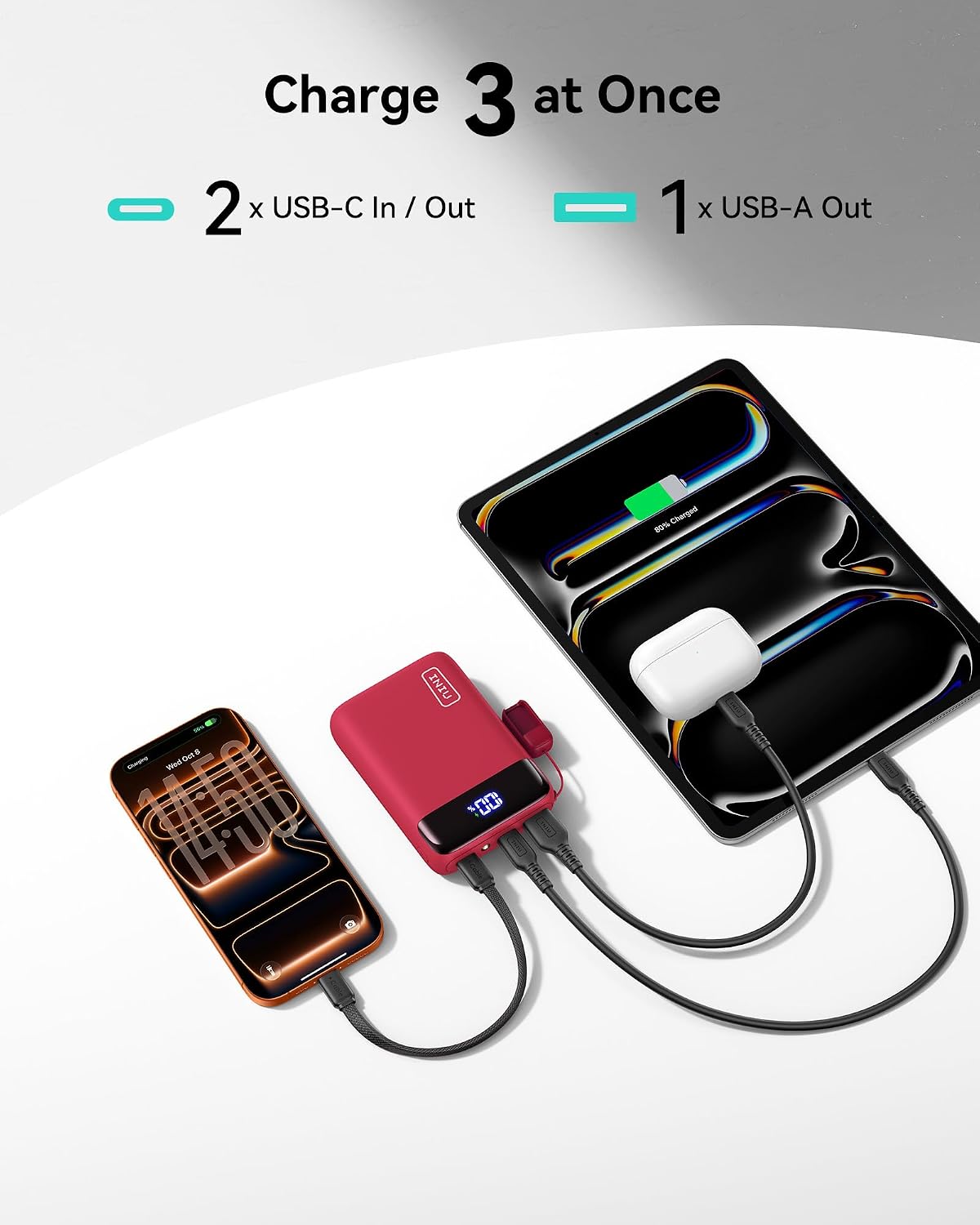 INIU 20000mAh 22.5W Fast-Charging Power Bank