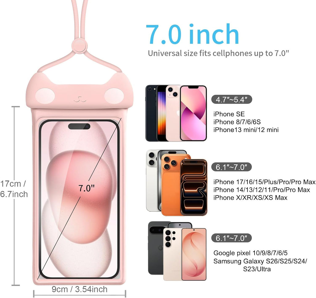 wellhouse 2-Pack Waterproof Phone Pouches