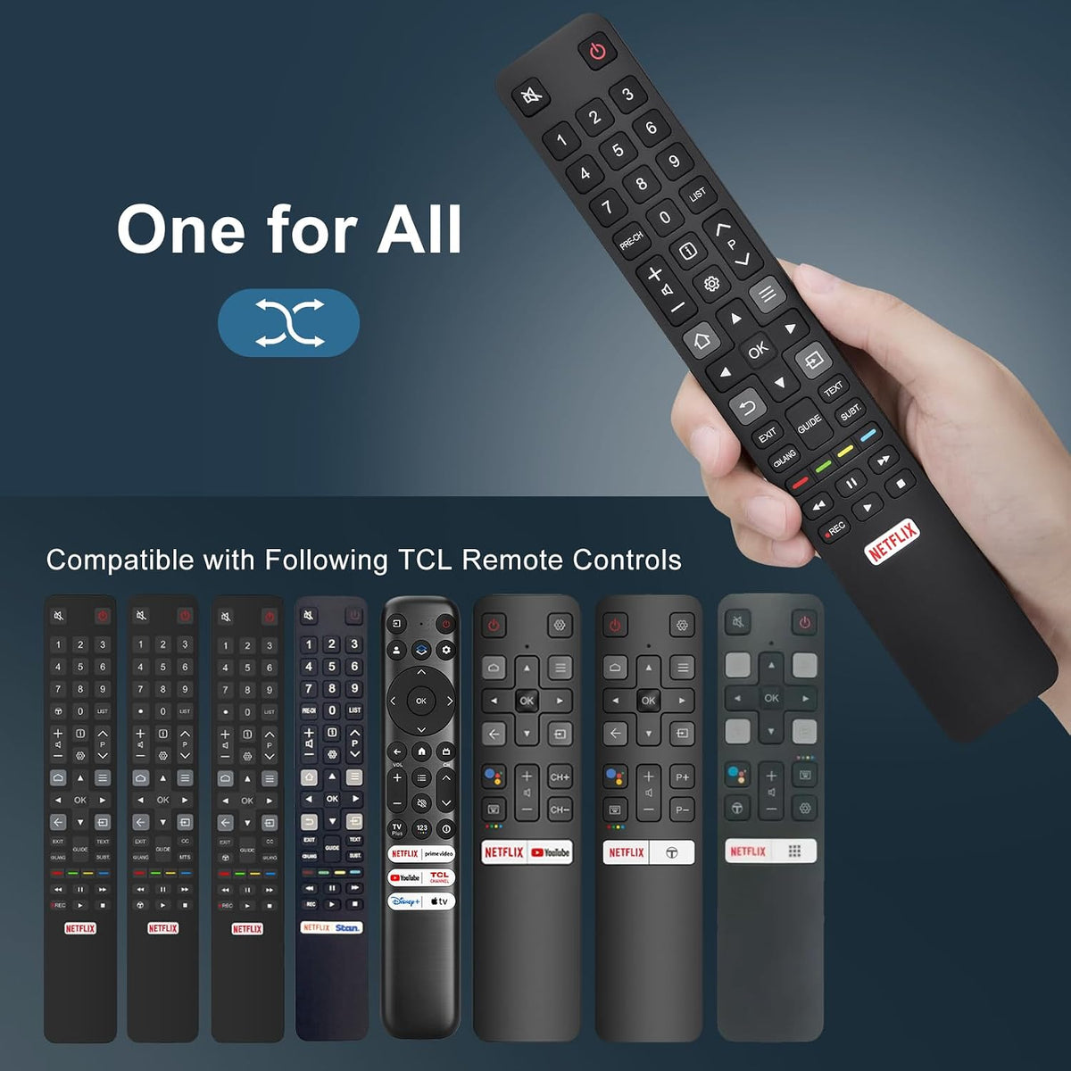 Universal Replacement Remote for Samsung Smart TVs