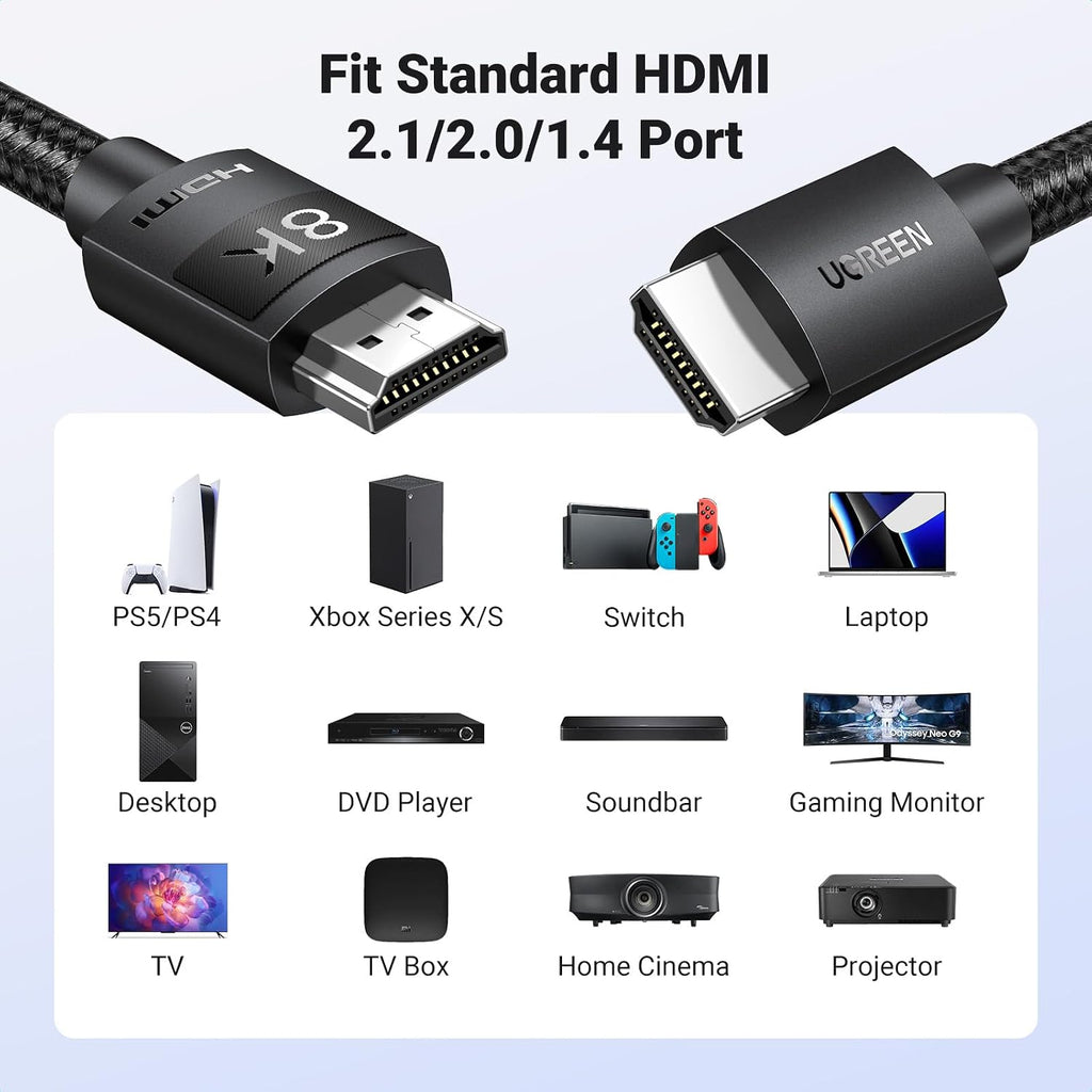 UGREEN 2m HDMI 2.1 8K Cable