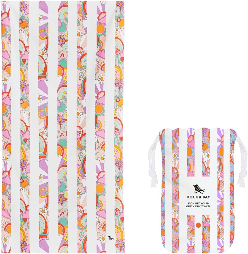 Dock & Bay Kids Quick-Dry Sand-Free Beach Towel