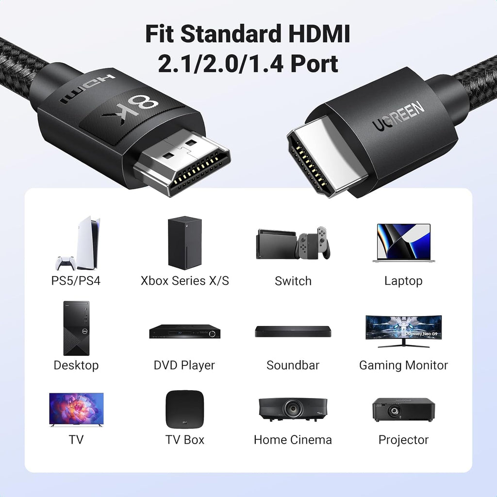 UGREEN 2m HDMI 2.1 8K Cable
