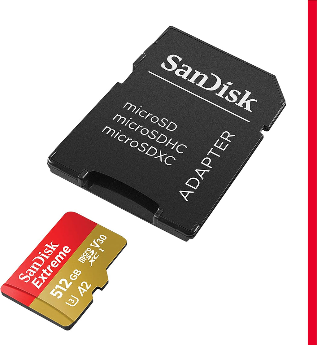 SanDisk Extreme microSDXC Card with Adapter