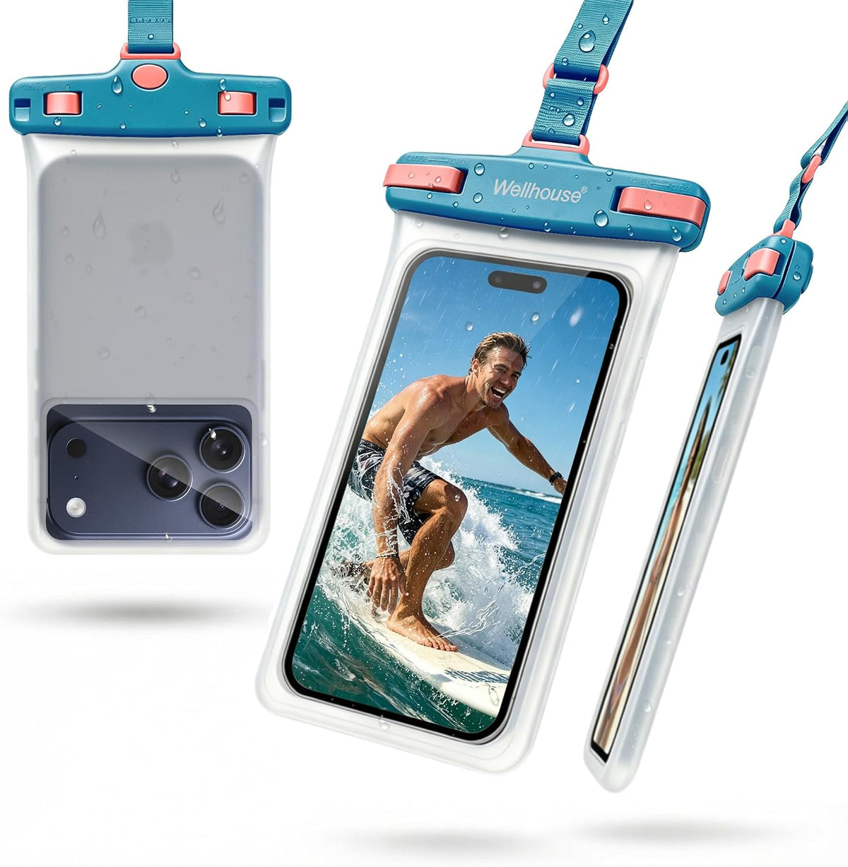 wellhouse 2-Pack Waterproof Phone Pouches