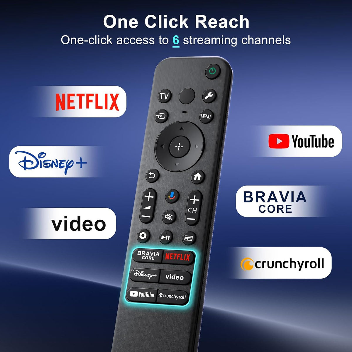 Universal Replacement Remote for Samsung Smart TVs