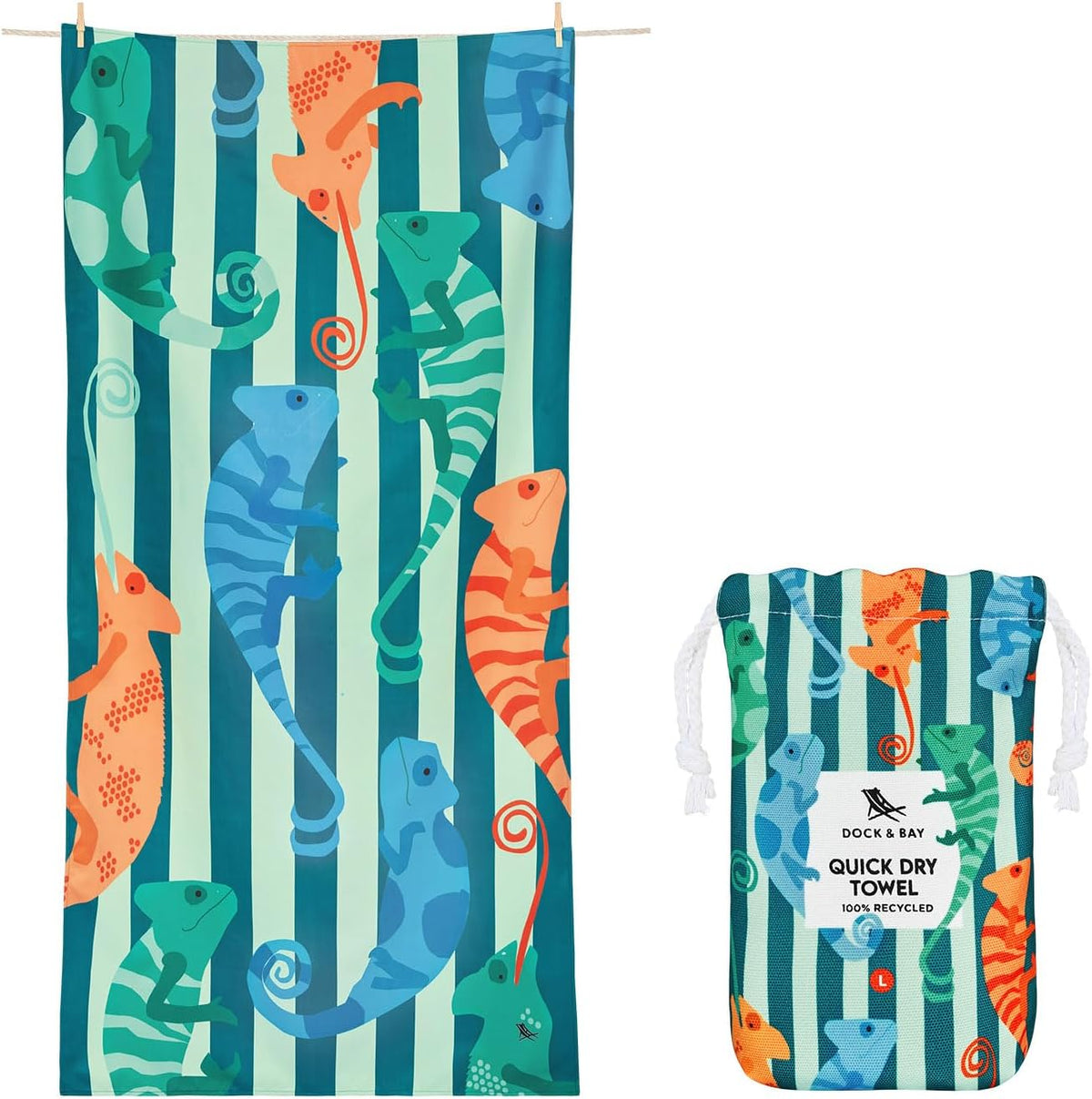 Dock & Bay Kids Quick-Dry Sand-Free Beach Towel