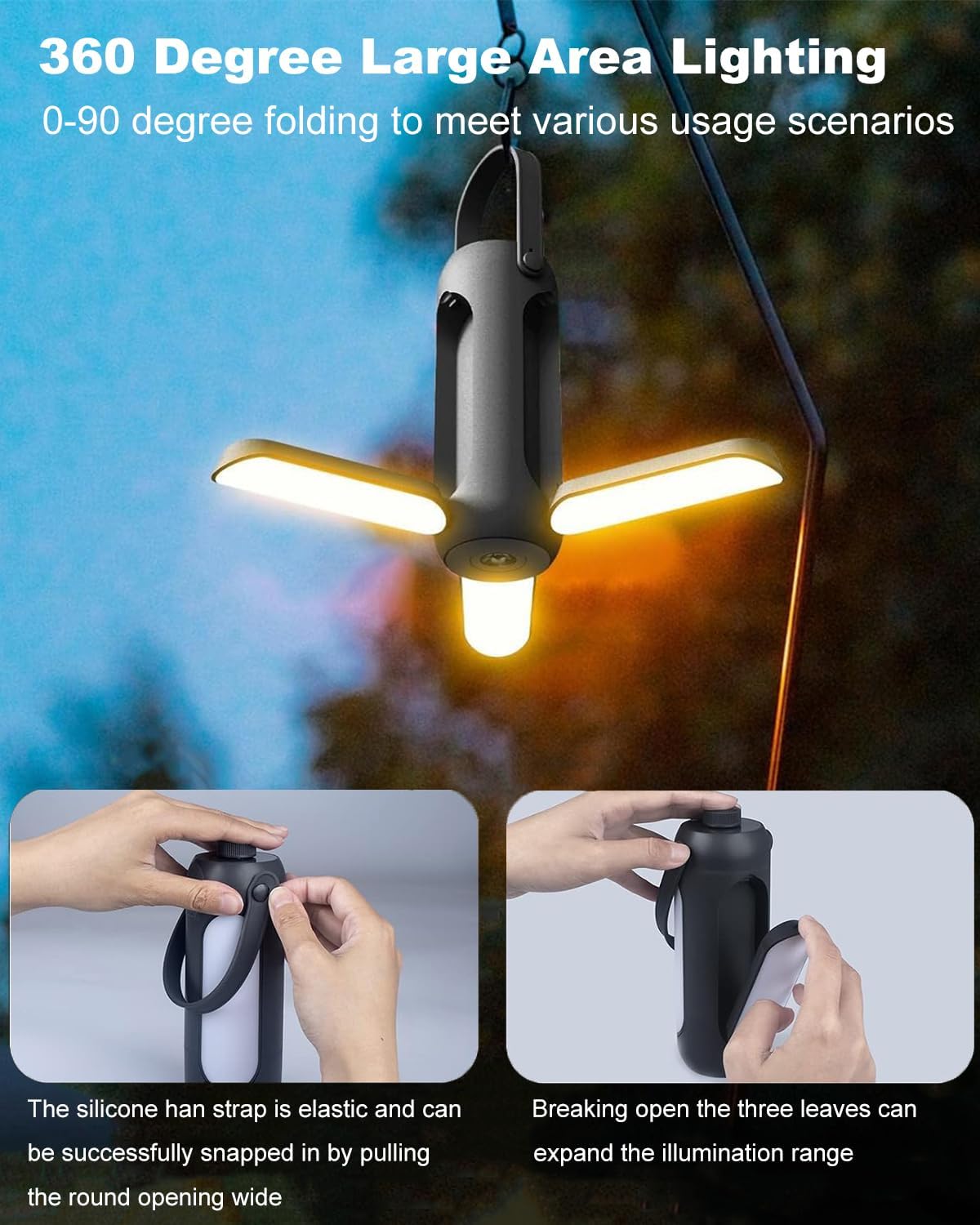 10000mAh Camping Lantern and Power Bank