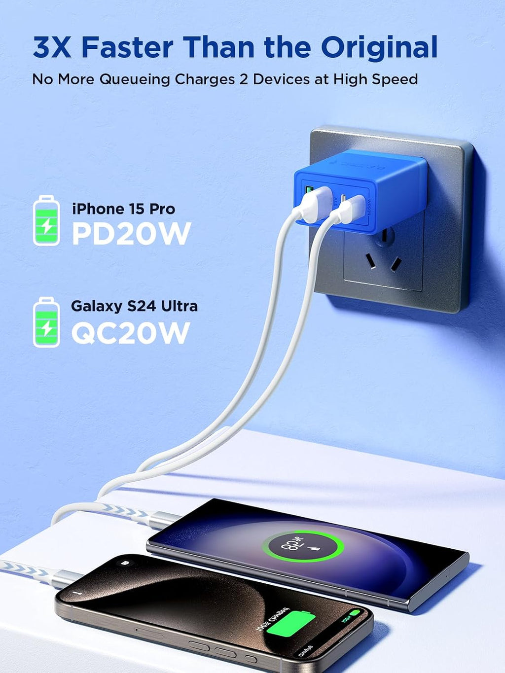Aioneus 40W 4-Port USB-C Fast Charger