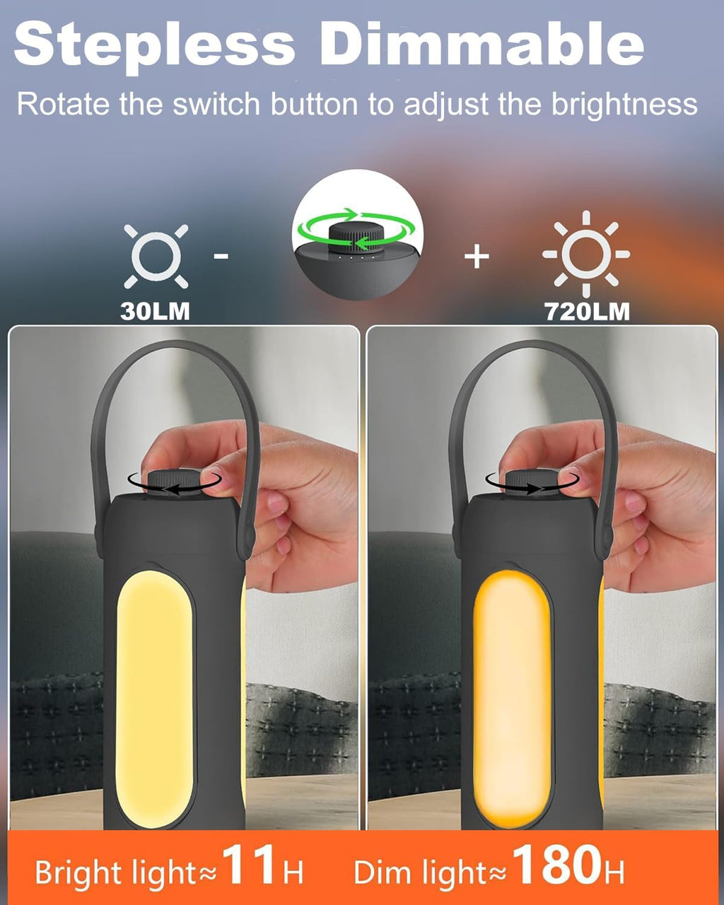 10000mAh Camping Lantern and Power Bank