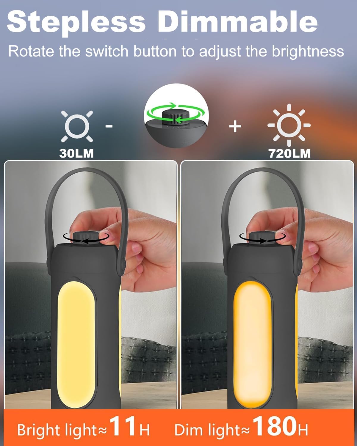 10000mAh Camping Lantern and Power Bank