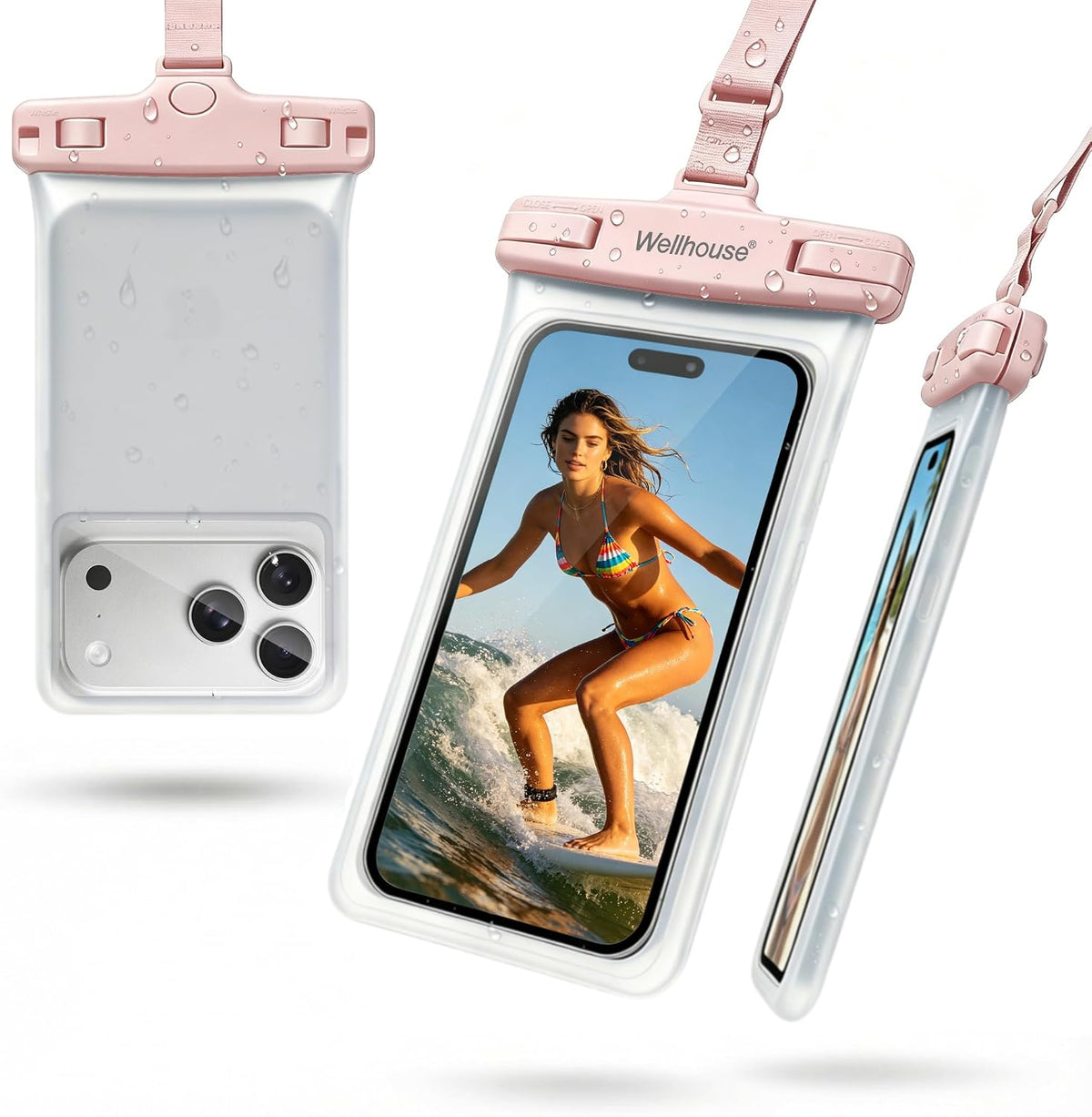wellhouse 2-Pack Waterproof Phone Pouches