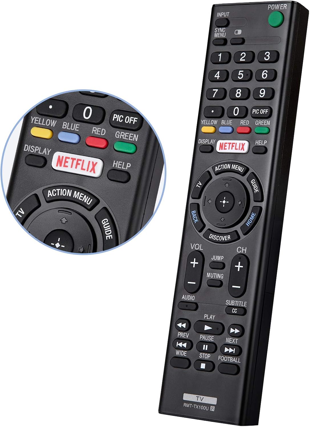 Universal Replacement Remote for Samsung Smart TVs