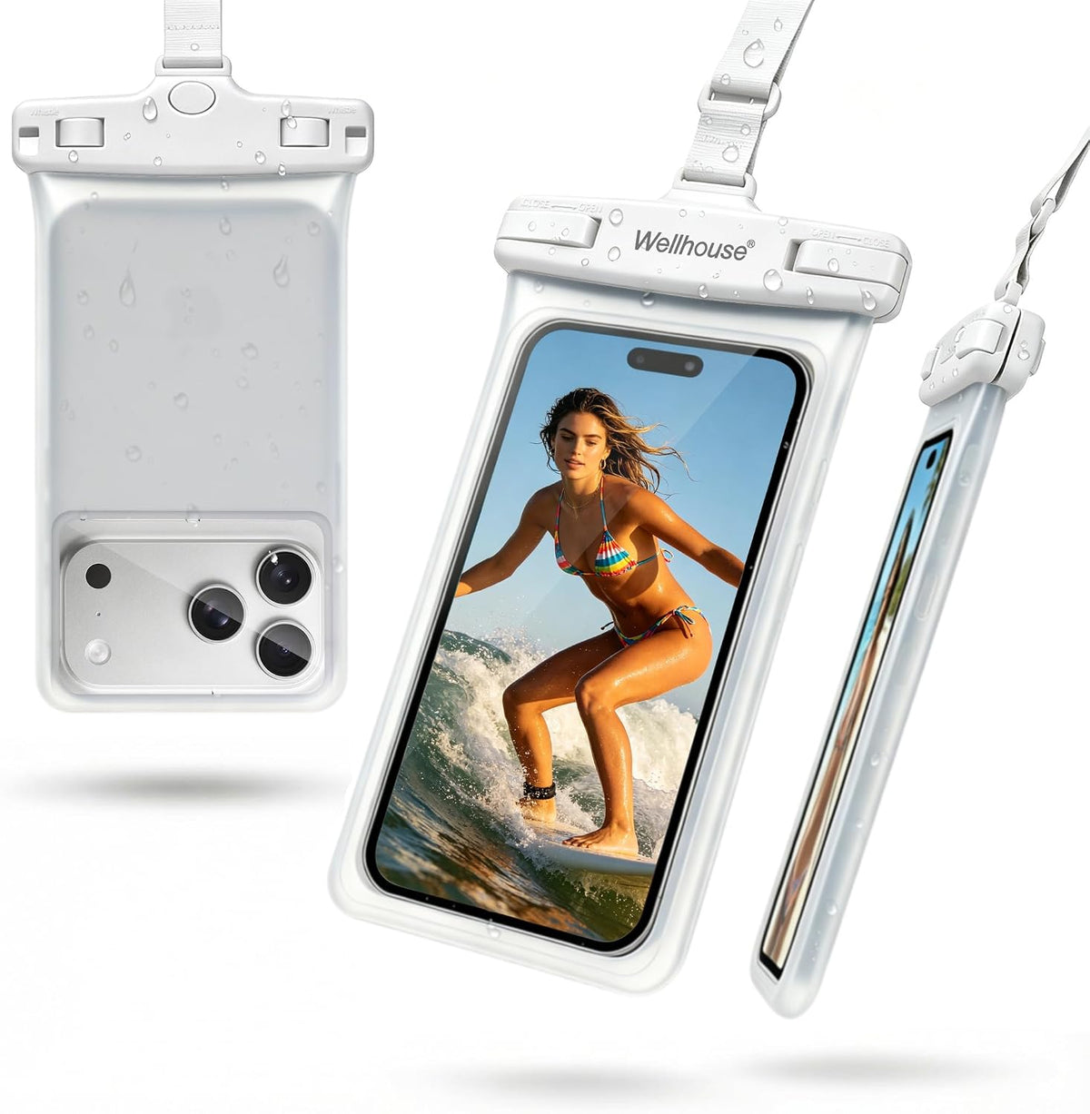 wellhouse 2-Pack Waterproof Phone Pouches