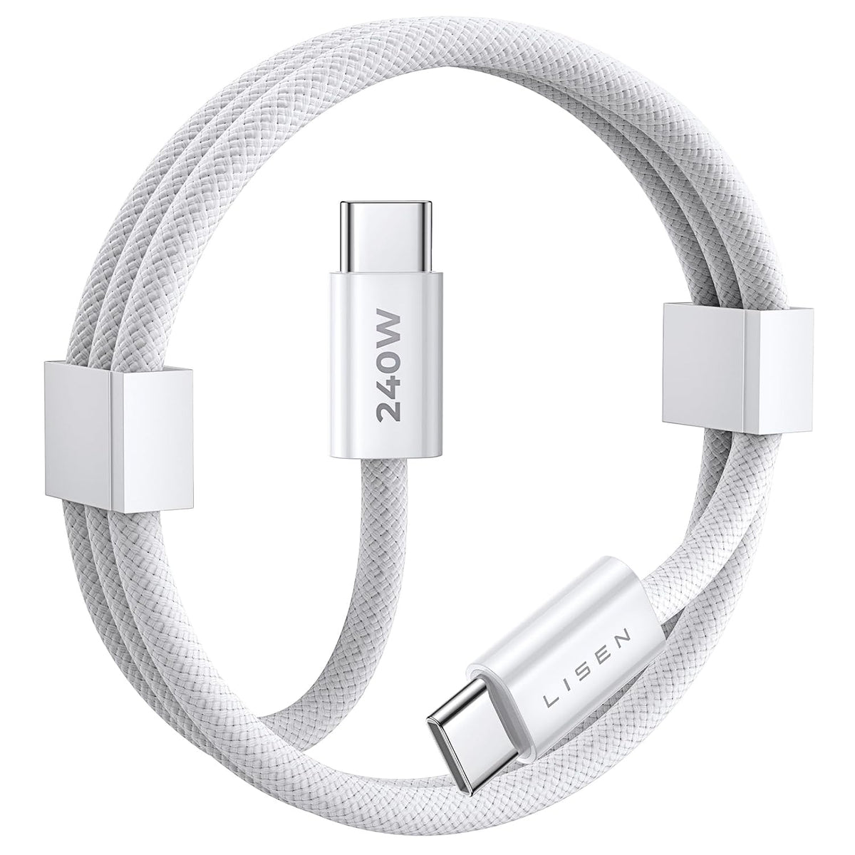 LISEN 2-Pack 240W 2m USB-C Cables