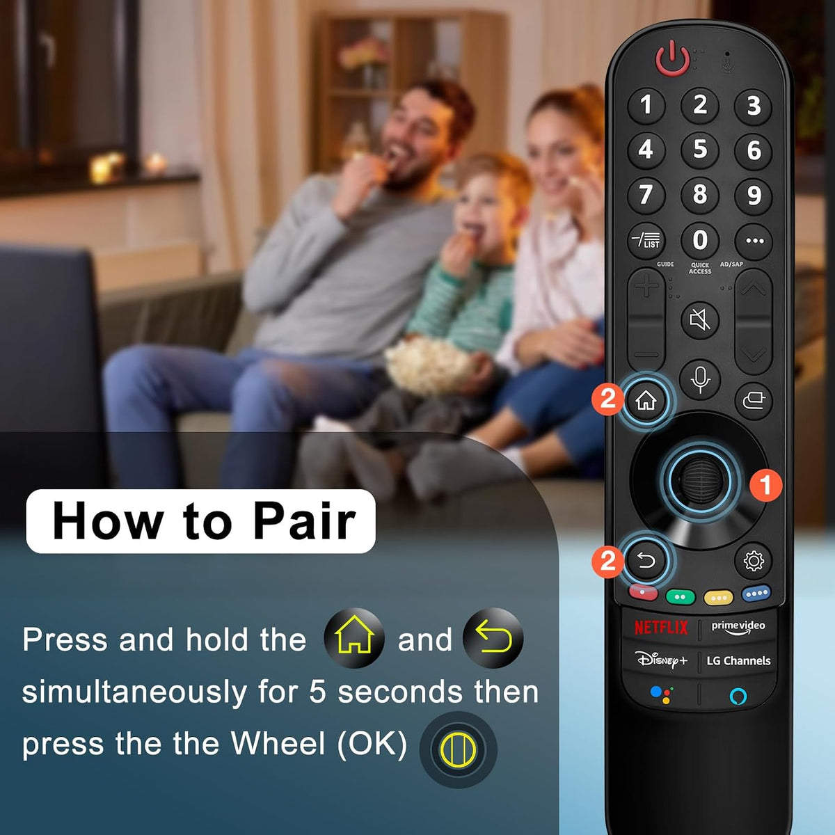 Universal Replacement Remote for Samsung Smart TVs