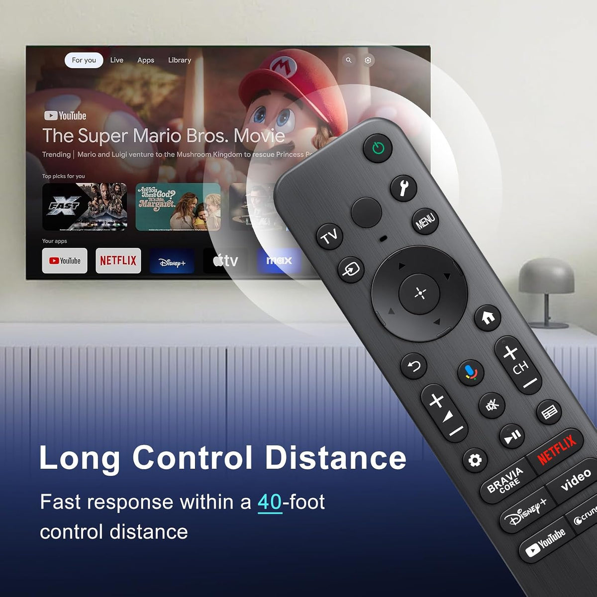 Universal Replacement Remote for Samsung Smart TVs
