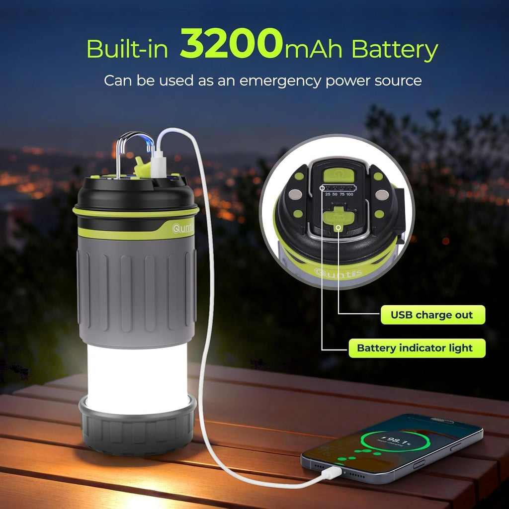 Quntis Rechargeable Telescoping Camping Lantern