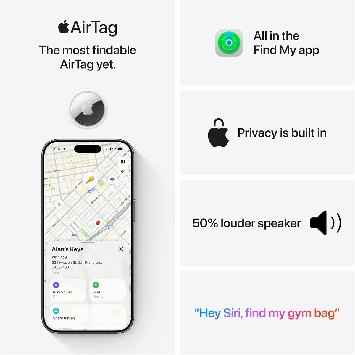 Apple AirTag 4 Pack (2nd Generation)