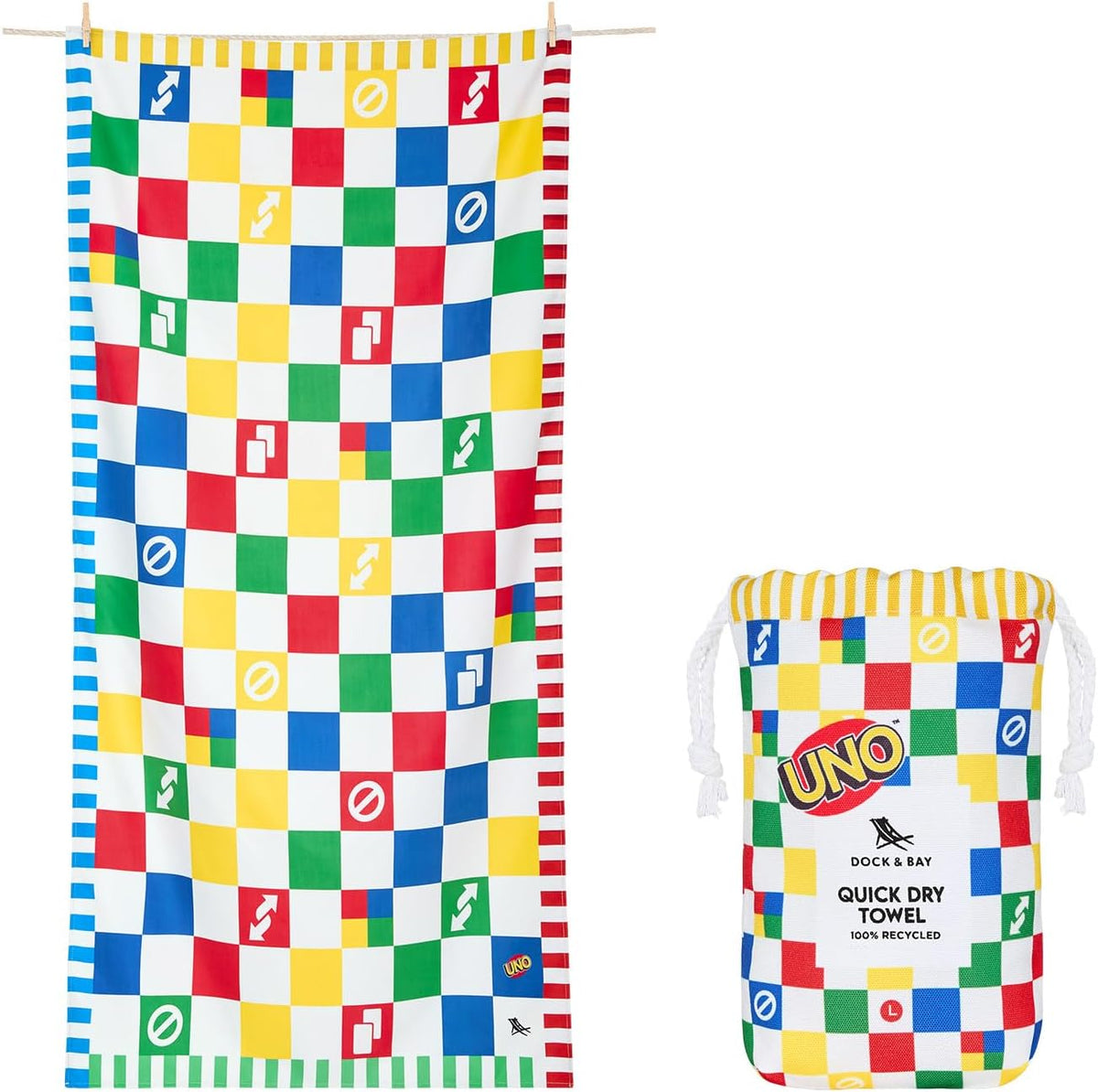 Dock & Bay Kids Quick-Dry Sand-Free Beach Towel