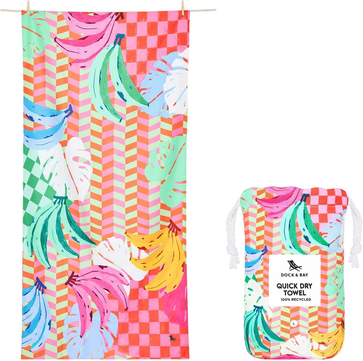 Dock & Bay Kids Quick-Dry Sand-Free Beach Towel