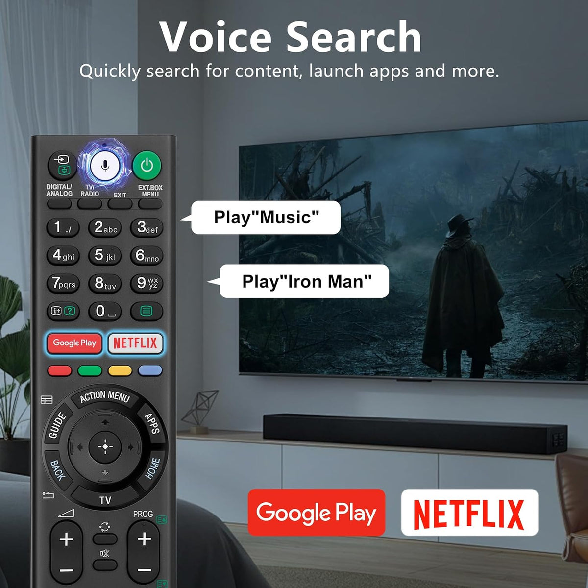 Universal Replacement Remote for Samsung Smart TVs